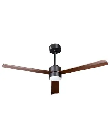 Ceiling Fan with Light JEREMY with Remote LED Brown - Home Accessories