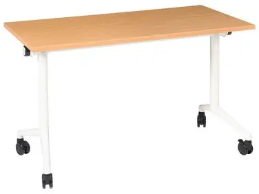 Foldable Office Desk CAVI Brown 120 cm 60 cm - Home Office