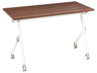 Foldable Office Desk BENDI Dark Brown 120 cm 60 cm - Home Office