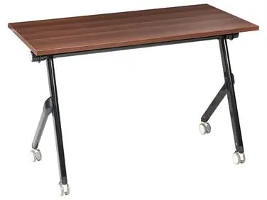 Foldable Office Desk BENDI Dark Brown 120 cm 60 cm - Home Office