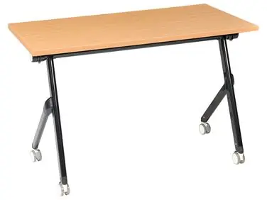 Foldable Office Desk BENDI Brown 120 cm 60 cm - Home Office