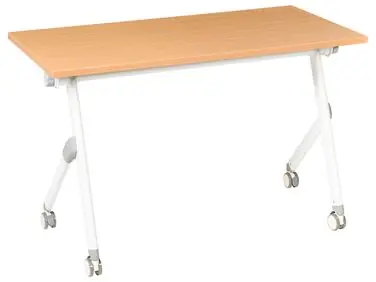 Foldable Office Desk BENDI Brown 120 cm 60 cm - Home Office