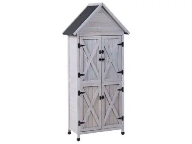 Cobertizo para herramientas SENIGA 85 cm 46 cm Gris - Jardín y balcón