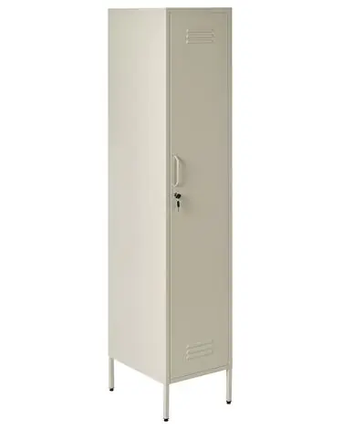 Storage Unit FROME Metal Light Beige - Home Office