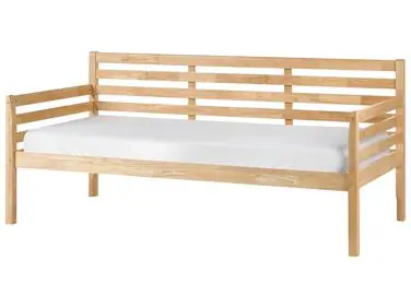 Sofá cama Madera THEZA 90 x 200 cm Natural - Dormitorio