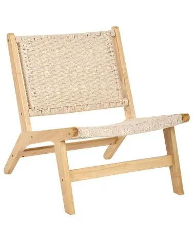 Armchair VILLAZ Wood Light Brown - Living Room