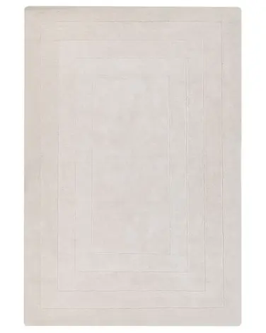 Alfombra AMADO Beige claro 160 x 230 cm Viscosa - Accesorios decorativos