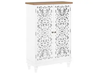 2 Door Sideboard KATHERINE White - Living Room