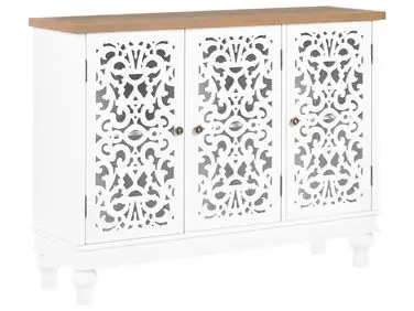 3 Door Sideboard KATHERINE White - Living Room