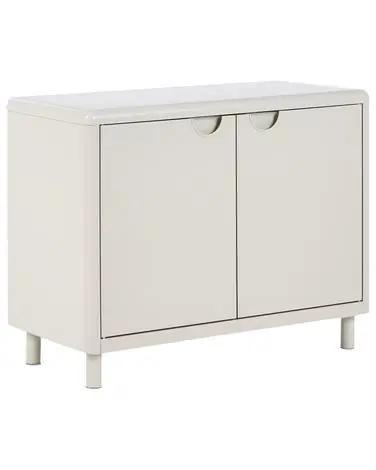 Aparador de 2 puertas KORVO Beige claro - Oficina