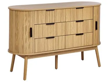 6 Drawer Chest SELAH Brown - Living Room