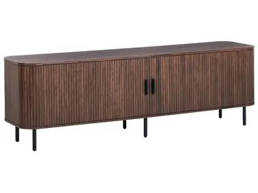 TV Stand BRADLEY Dark Brown - Living Room