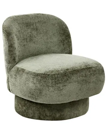 Swivel Armchair AYLO Chenille Green - Living Room