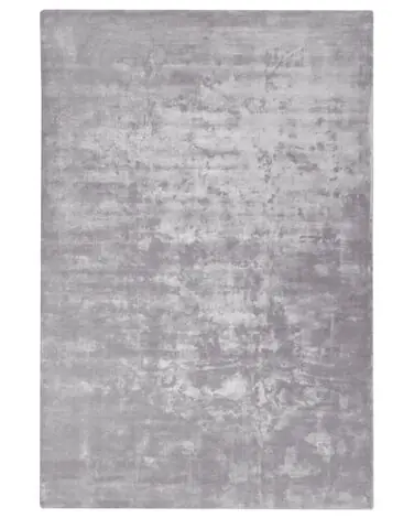 Alfombra GESI II Gris claro 200 x 300 cm Viscosa - Accesorios decorativos