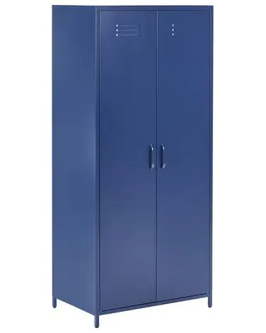 Storage Unit VARNA Metal Navy Blue - Home Office