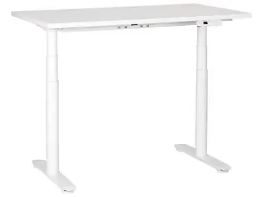 Electric Adjustable Standing Desk DESTINAS White 120 cm 72 cm - Home Office