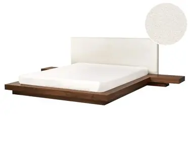 Waterbed Boucle ZEN 160 x 200 cm (EU King Size) Brown Ash Wood - Bedroom