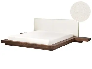 Waterbed Boucle ZEN 180 x 200 cm (EU Super King) Brown Ash Wood - Bedroom