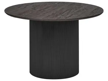 Mesa de comedor SHEHO Negro 120 cm 120 cm
