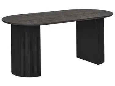 Mesa de comedor SAVORY Negro 180 cm 90 cm