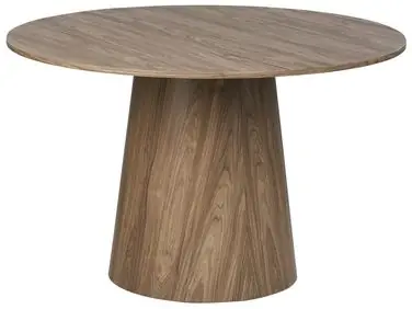 Mesa de comedor OYEN Marrón oscuro 120 cm 120 cm