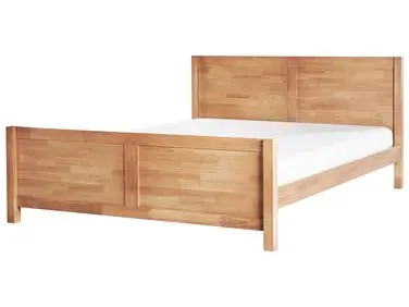 Cama Madera CHAMPAGNAT 180 x 200 cm Marrón claro - Dormitorio