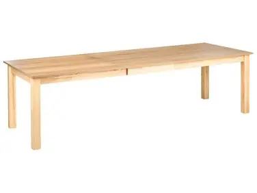 Mesa de comedor extensible MADURA Fresno claro 180/280 cm 100 cm