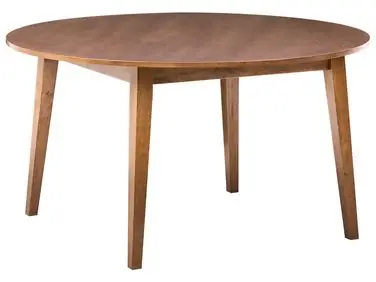 Mesa de comedor HUNTLEY Roble oscuro 140 cm 140 cm
