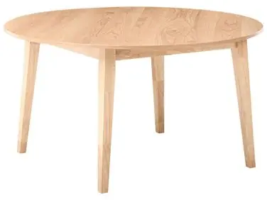 Mesa de comedor HUNTLEY Roble claro 140 cm 140 cm