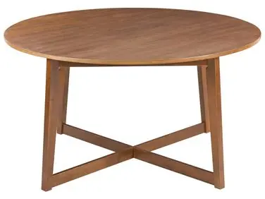 Mesa de comedor WAIPORI Roble oscuro 140 cm 140 cm