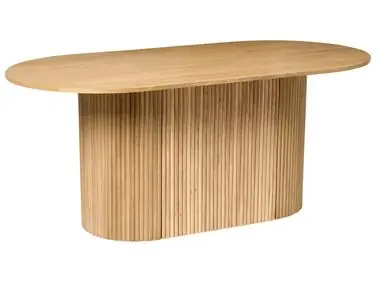 Mesa de comedor LUNNIN Roble claro 90 cm 180 cm