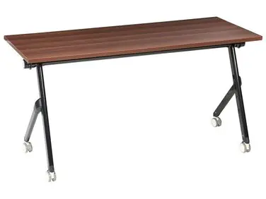 Foldable Office Desk BENDI Dark Brown 160 cm 60 cm - Home Office