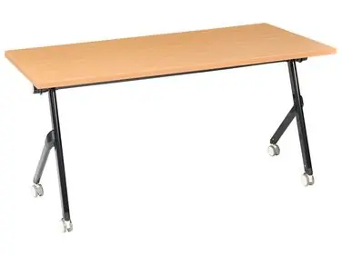 Foldable Office Desk BENDI Brown 160 cm 60 cm - Home Office