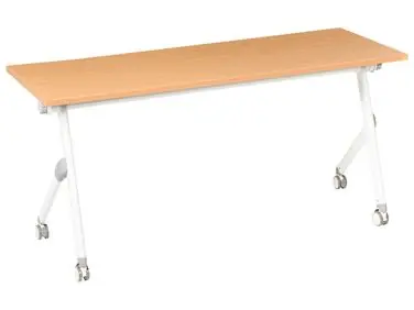 Foldable Office Desk BENDI Brown 160 cm 60 cm - Home Office