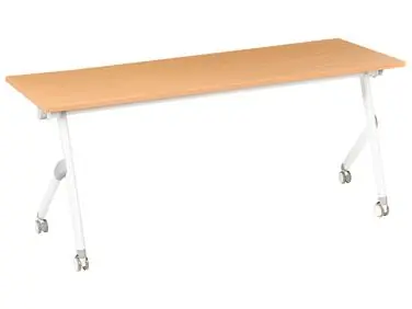 Foldable Office Desk BENDI Brown 180 cm 60 cm - Home Office