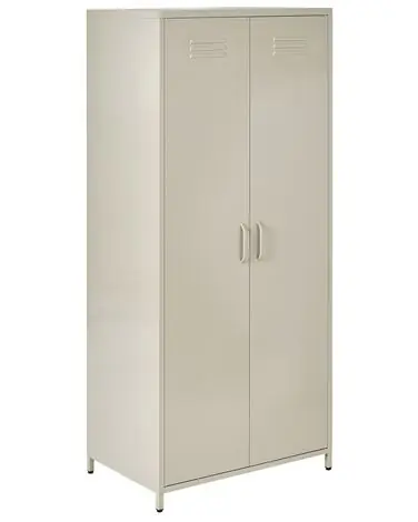 Storage Unit VARNA Metal Light Beige - Home Office