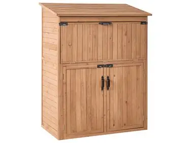 Tool Shed TOFFIA 127 cm 66 cm Brown - Garden & Balcony
