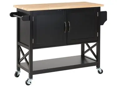 Carrito de cocina MELE Negro - Comedor