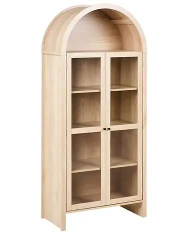 Vitrina GLENWOOD 79 cm Marrón claro - Sala de estar