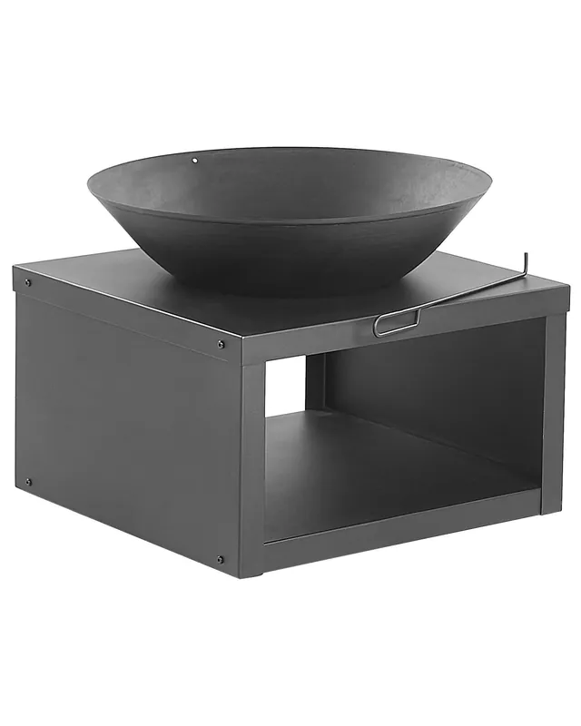 Brasero TANARA Metal Negro - Jardín y balcón