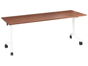 Foldable Office Desk CAVI Dark Brown 180 cm 60 cm - Home Office