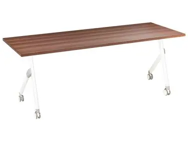 Foldable Office Desk BENDI Dark Brown 180 cm 60 cm - Home Office