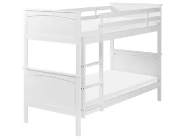 Litera Madera de pino ALBON 90 x 200 cm Blanco - Dormitorio