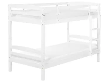 Litera Madera de pino REGAT 90 x 200 cm Blanco - Dormitorio
