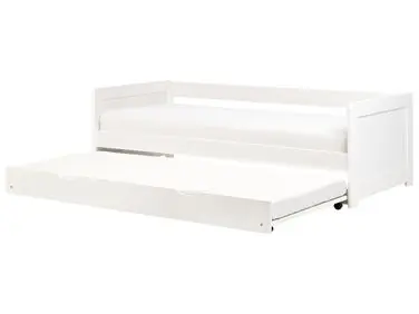 Cama nido Madera de pino GRAVELINES 90 x 200 cm Blanco - Dormitorio