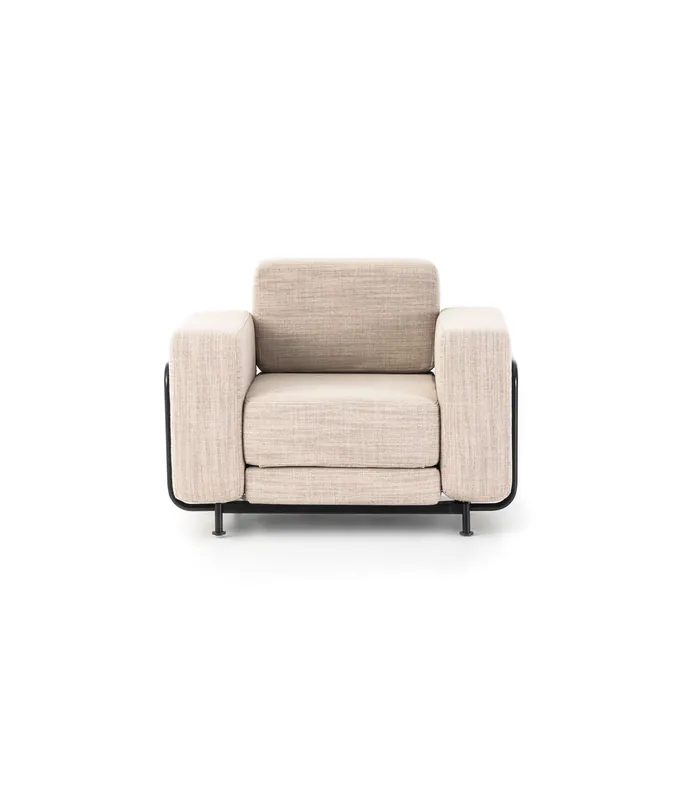 Butaca cama Silver tapizado arena o terracota - PLM Design