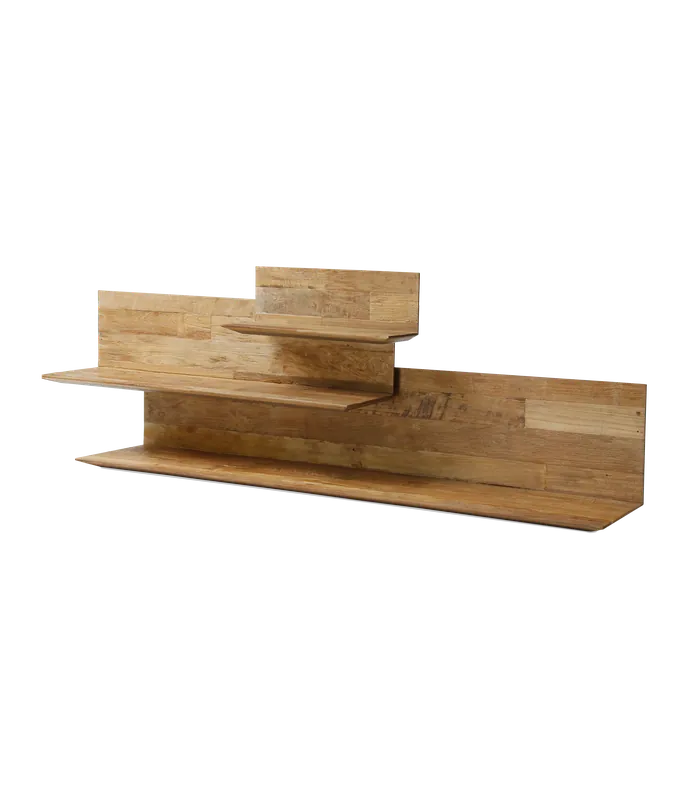 Estantería Ele set de 3 estantes de teca - PLM Design