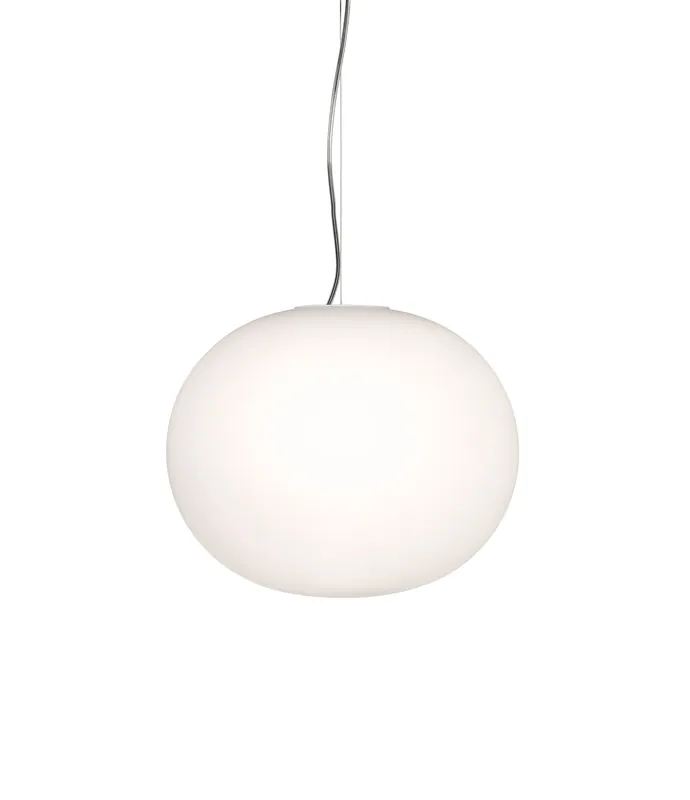 Lámpara de suspensión Glo Ball S2 de cristal Ø45 cm de Flos