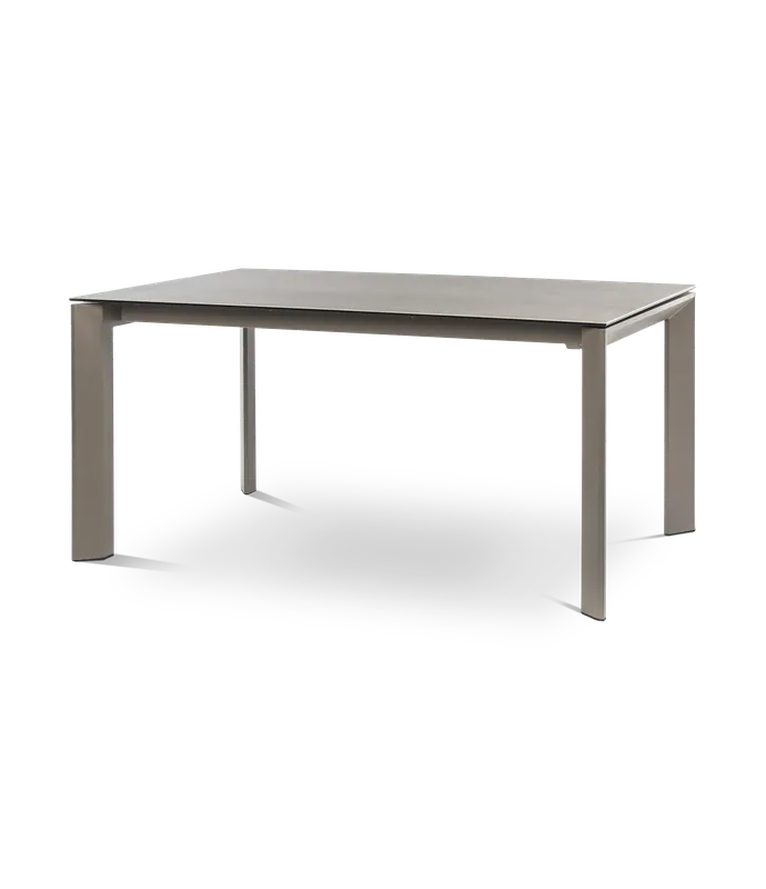 Mesa extensible Tens de sandwich cerámico y acero lacado 140 – 200 x 90 x 76 cm - PLM Design