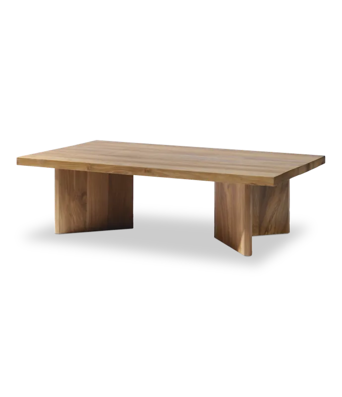 Mesa de centro Solid de teca maciza - PLM Design